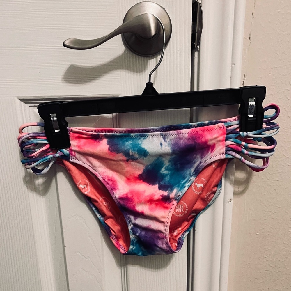 Victoria's Secret Pink Multicolor Bikini Bottoms